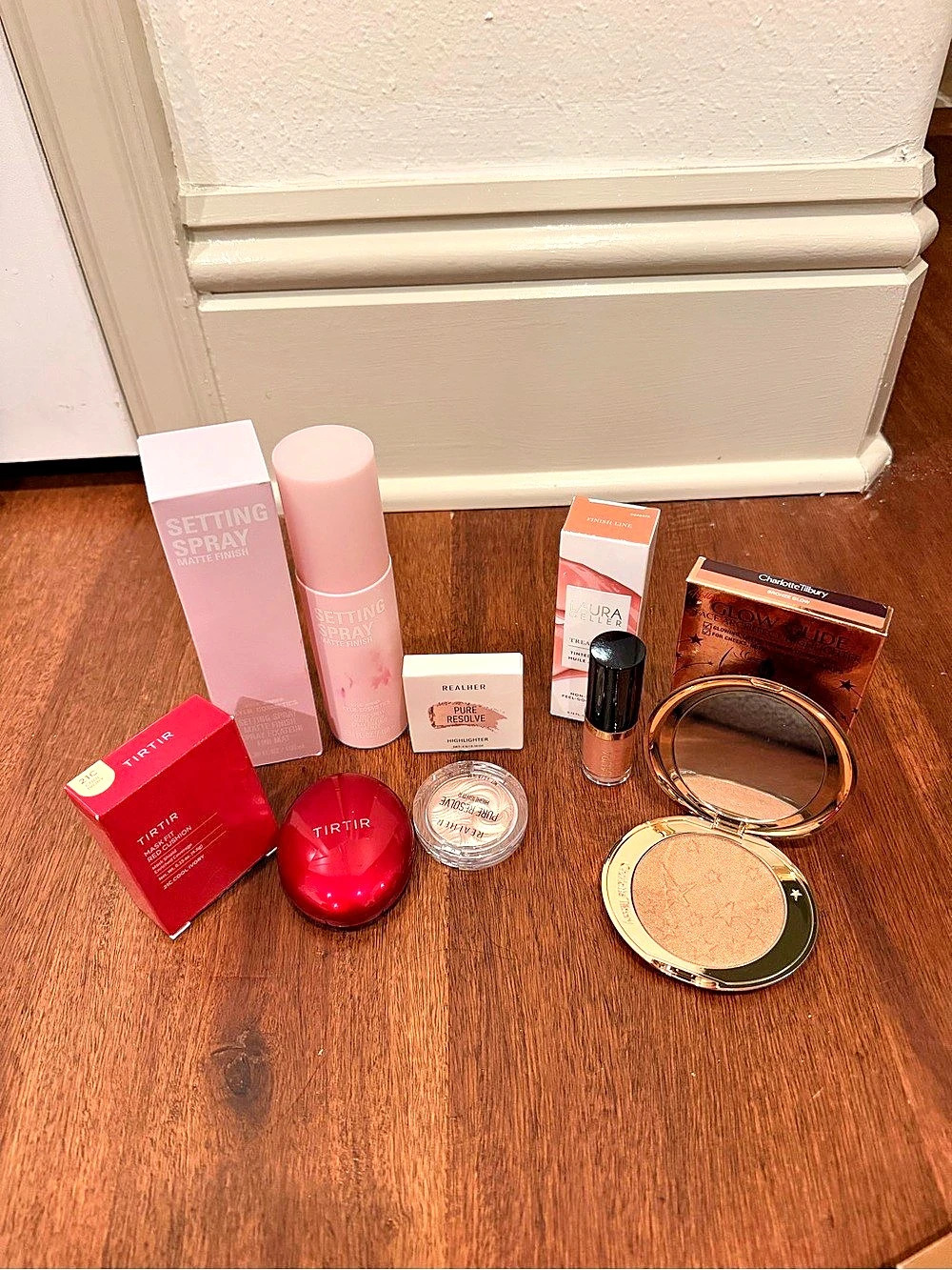 RealHer Pure Resolve, Kylie mattifying, Tir Tir, Laura Geller, charlotte tilbury